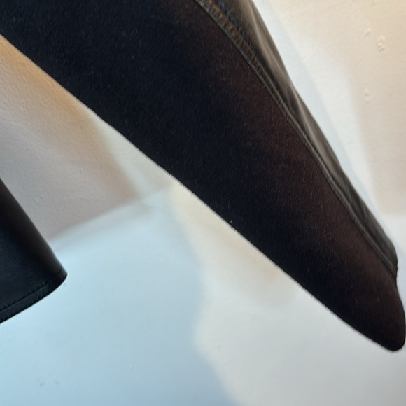 Lamarque CHAPIN | REVERSIBLE LEATHER BOMBER black-silver size small - Picture 7 of 14